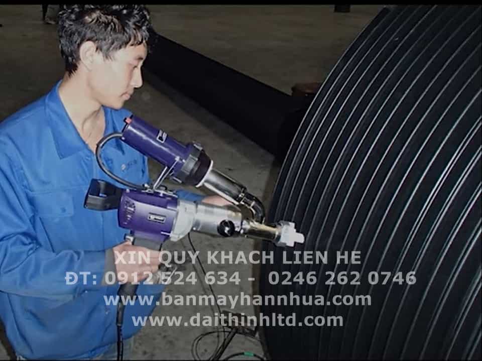 máy hàn đùn weldy may han ống nhựa HDPE